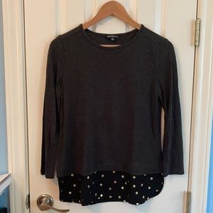 NWOT J. Crew polka dot blouse, S